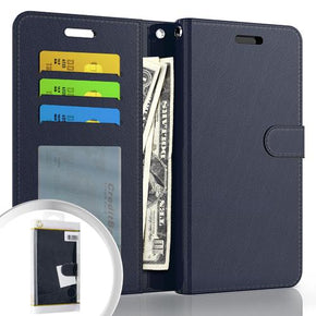 Apple iPhone 13 Pro Max (6.7) WP3 Wallet Case (w/ Magnetic Closure) - Navy Blue
