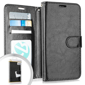 LG K51 Leather Wallet Case Cover