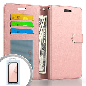 Samsung Galaxy A03s WP3 Wallet Case - Rose Gold