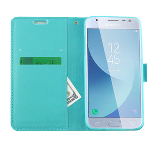 Samsung Galaxy J7 2018 Diamond Wallet Case Cover