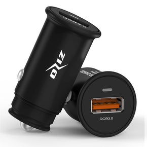 ZizoCharge F3 Car Charger with Zizo Quick Charge 3.0 Adapter Single USB Car Charger
