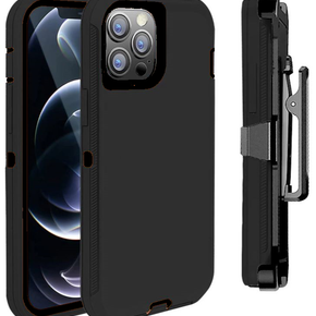 Apple iPhone 13 (6.1) 3-in-1 Heavy Duty Holster Combo Case