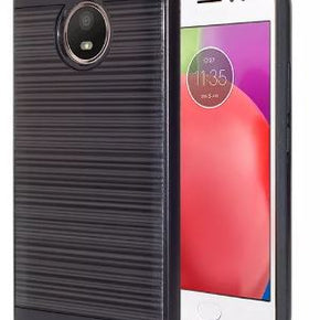 Motorola G6 Play Hybrid Brushed Case Cover