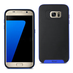 Samsung Galaxy S7 Reiko SLCPC30-SAMS7BKBL Case - Black / Blue
