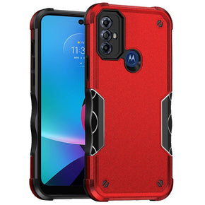 Motorola Moto G Play (2023) Exquisite Tough Hybrid Case - Red
