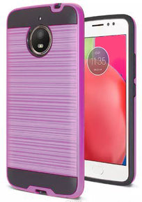 Motorola G6 Play Hybrid Brushed Case Cover