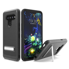 LG Stylo 6 Metal Stand Brushed Case