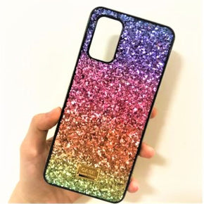 Samsung Galaxy S20 Hybrid Glitter Design Case Cover