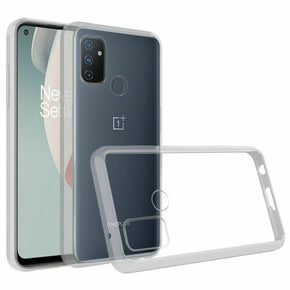 OnePlus Nord N10 5G Transparent Hybrid Case - Clear / Clear