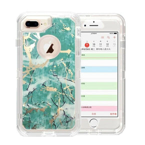Apple iPhone 8/7/6 Plus Heavy Duty Marble Case Cover