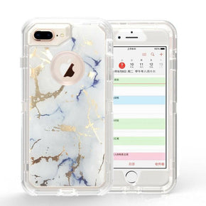 Apple iPhone 8/7/6 Heavy Duty Marble Case Cover