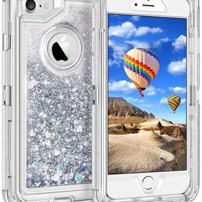 Apple iPhone 8/7/6 Heavy Duty Hybrid Glitter Motion Cover