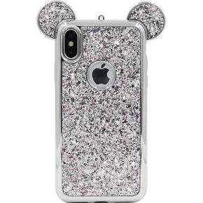 Apple iPhone XS/X Glitter Diamond TPU Case Cover