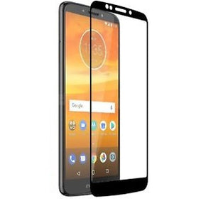 Motorola Moto E5 Supra/Moto E5 Plus Full Coverage Tempered Glass Screen Protector - Black