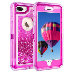 Apple iPhone 8/7/6 Plus Hybrid Glitter Case Cover