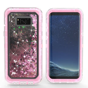 Samsung Galaxy S8 Glitter Heavy Duty Case Cover