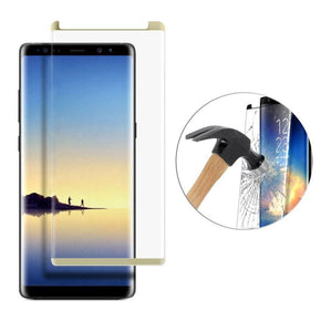 Samsung Galaxy Note 9 Full Gold Colored Tempered Glass