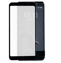 Foxxd Miro Full Cover Tempered Glass Screen Protector (Bulk Packaging) - Black