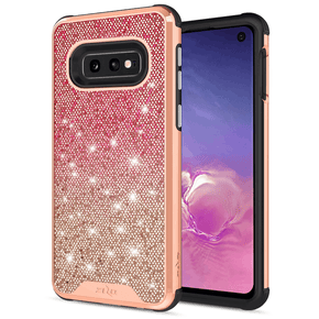 Samsung Galaxy S10e Hybrid Glitter Design Case Cover