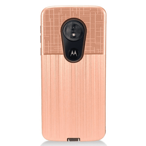 Motorola Moto G6 Play Hybrid Brushed Case Cover