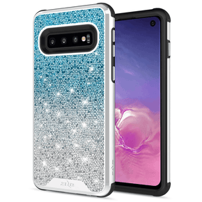 Samsung Galaxy S10 Hybrid Glitter Design Case Cover