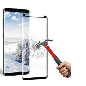 Samsung Galaxy S9 Plus Full Coverage Tempered Glass Screen Protector - Black