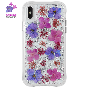 Apple iPhone XS Plus Hybrid Flower Design Case Cover